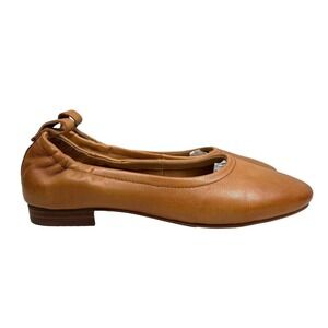 Trotters Gia‎ Loafer Flats Brown Leather Rubber Sole Slip On Women Size 8W